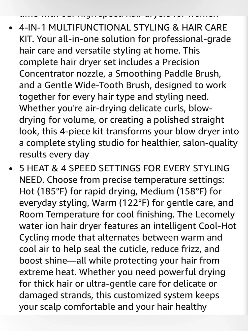 Lecomely hydro lonic